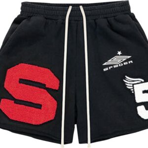 Sp5der Cut Sweatshort ‘Black’