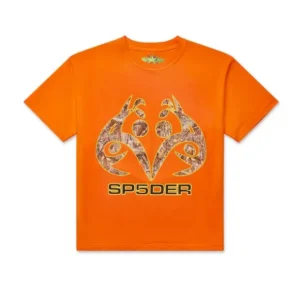 Sp5der Orange Real Tree Tee - Sp5der T Shirt