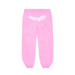 Sp5der Atlanta Sweatpants in Pink