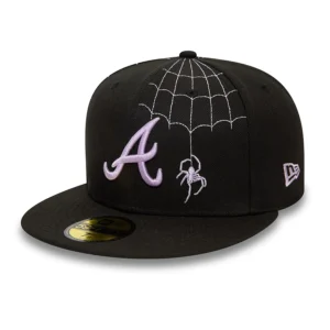 Sp5der Web Atlanta Braves Fitted Hat